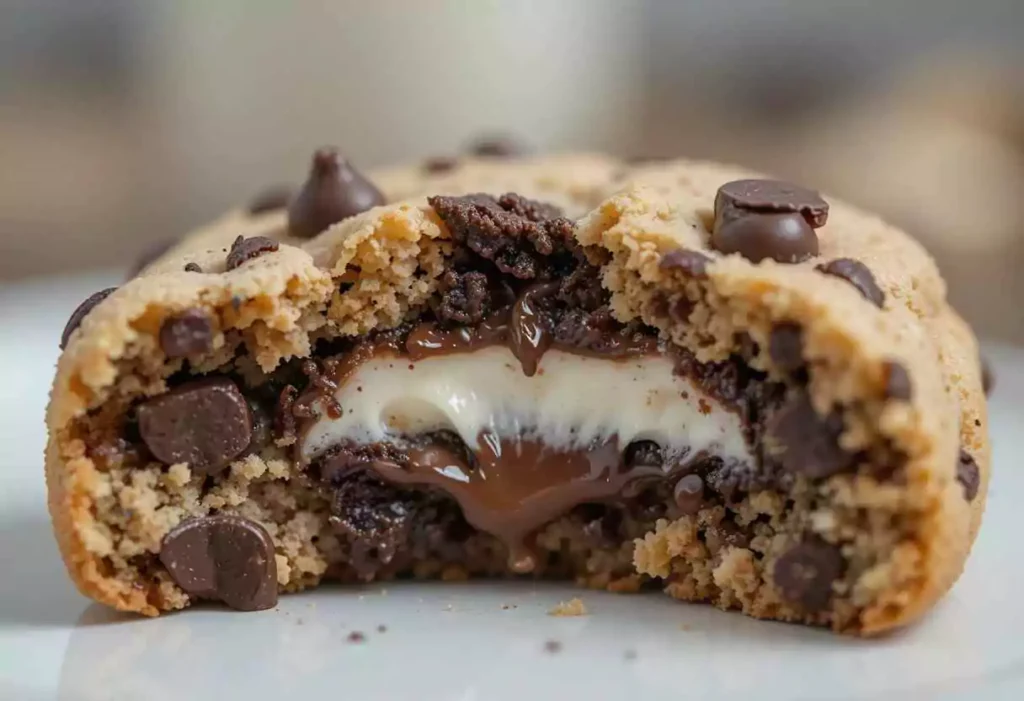 Oreo stuffed chocolate chip cookies