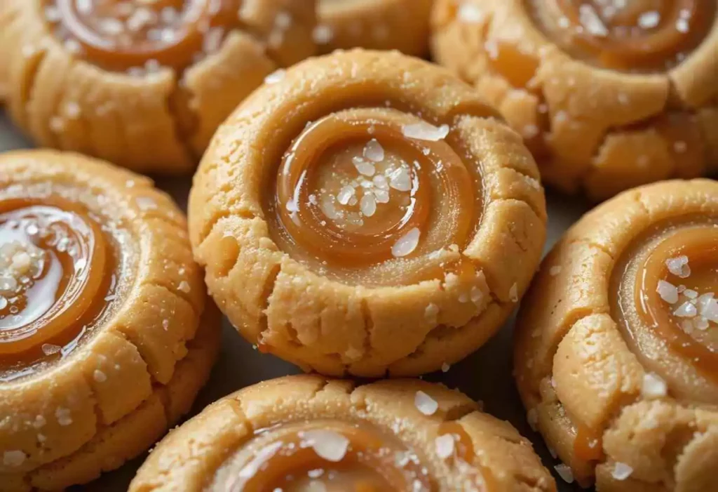 Salted Caramel Cheesecake Cookies