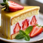Strawberry Lemonade Buttermilk Cake Recipe