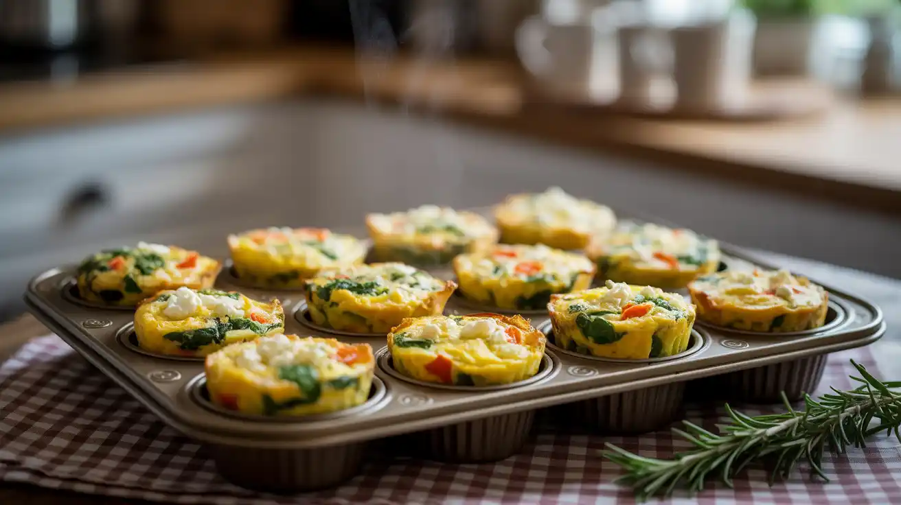 Breakfast egg muffins cups