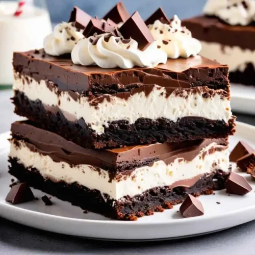 Brownie Refrigerator Cake