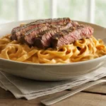 creamy cajun steak pasta