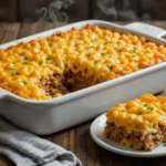 mac and cheese meatloaf casserole
