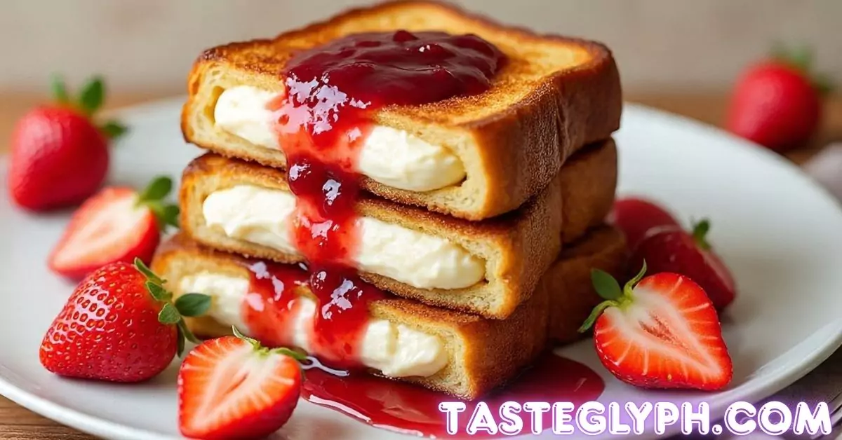 Strawberry cheesecake sandwich recipe