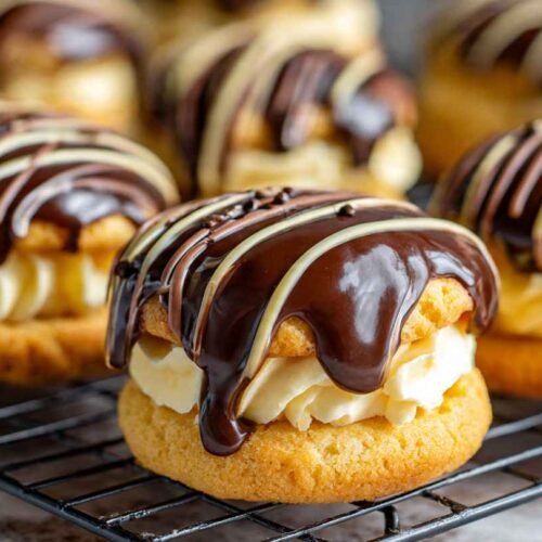 Boston Cream Pie Cookie