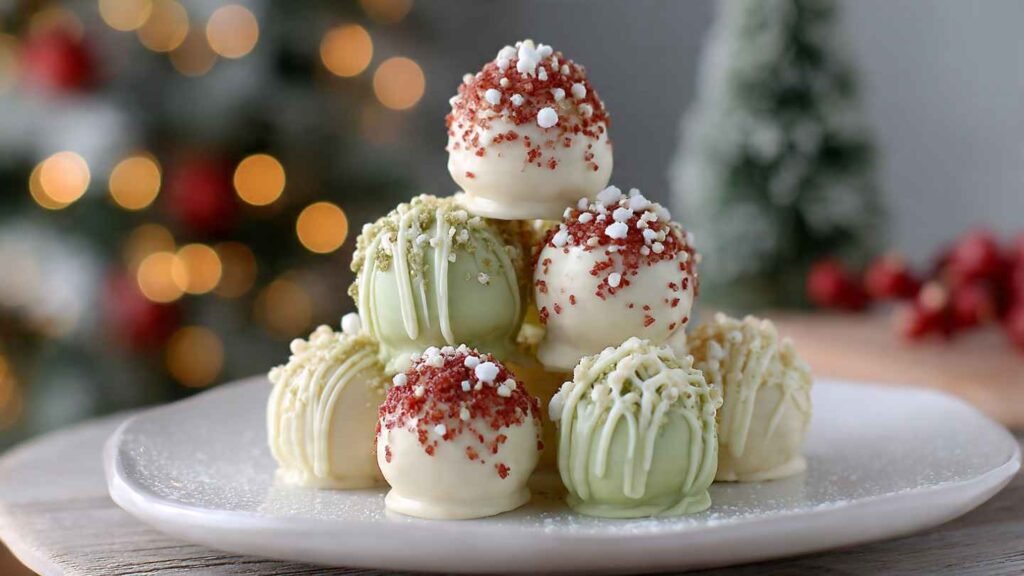 Cake ball christmas tree recipe