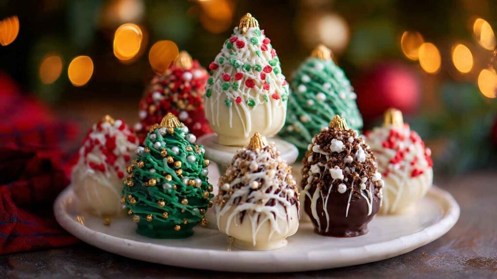 Cake ball christmas tree recipe.