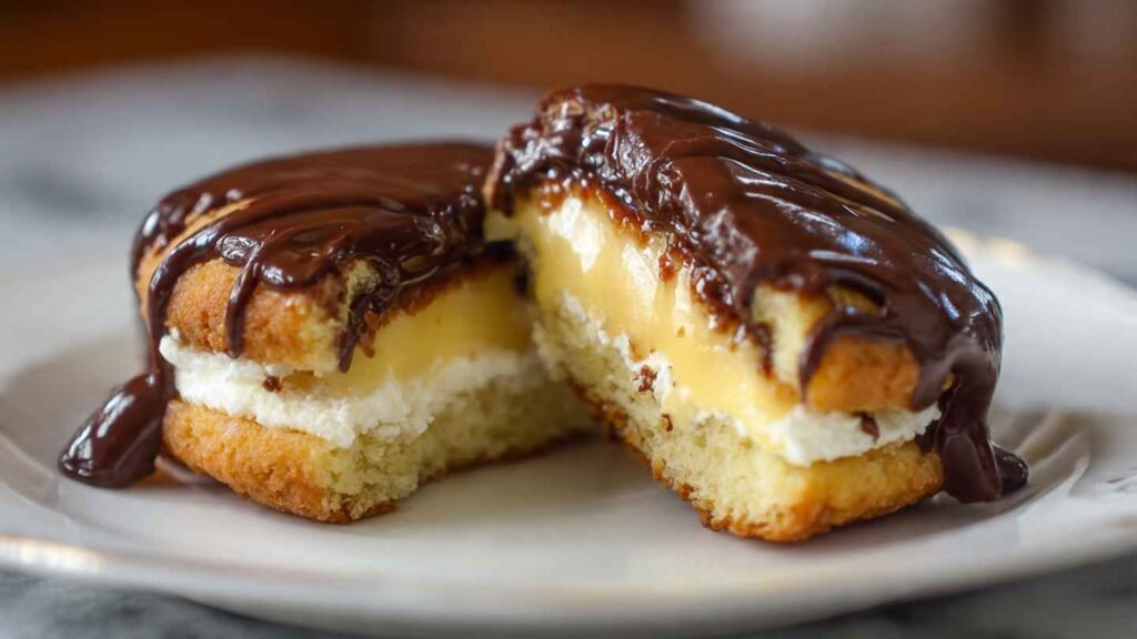 Boston Cream Pie Cookie