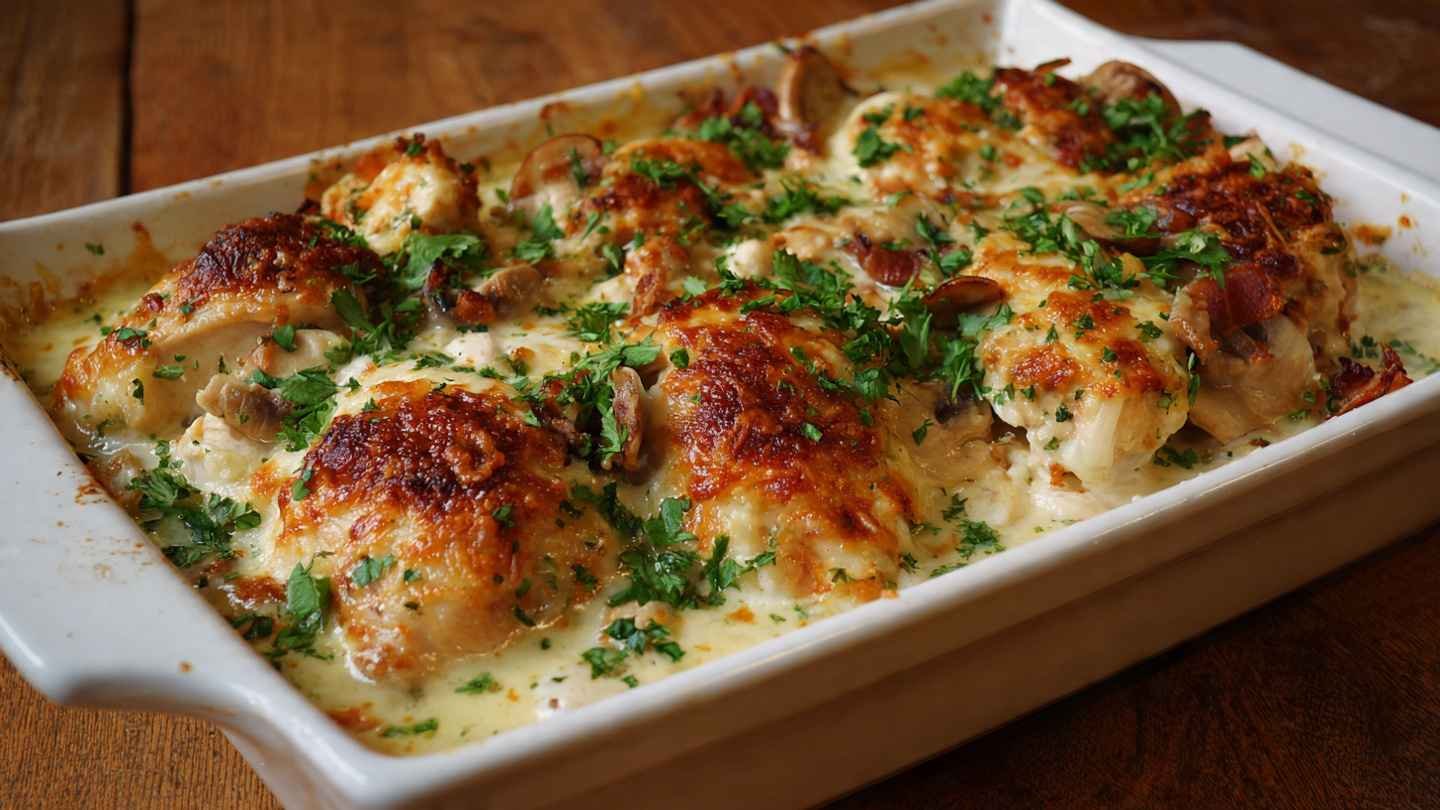 Easy Low Carb Chicken Casserole