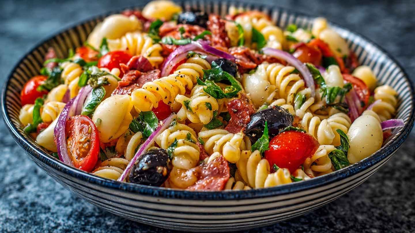 Italian Grinder Pasta Salad