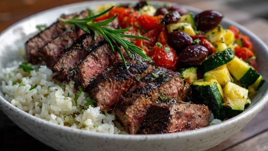 Mediterranean Steak Bowl 