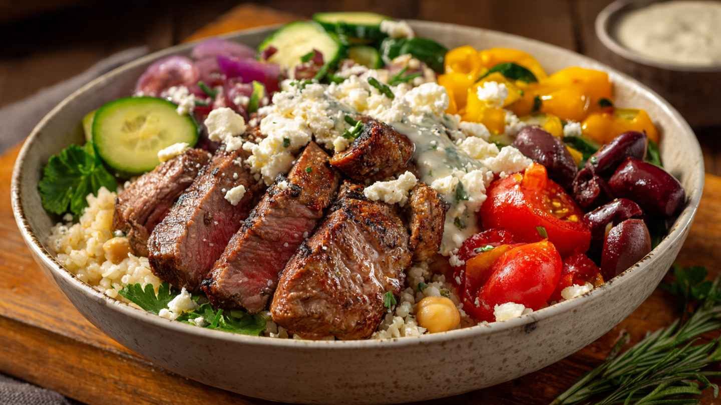 Mediterranean Steak Bowl