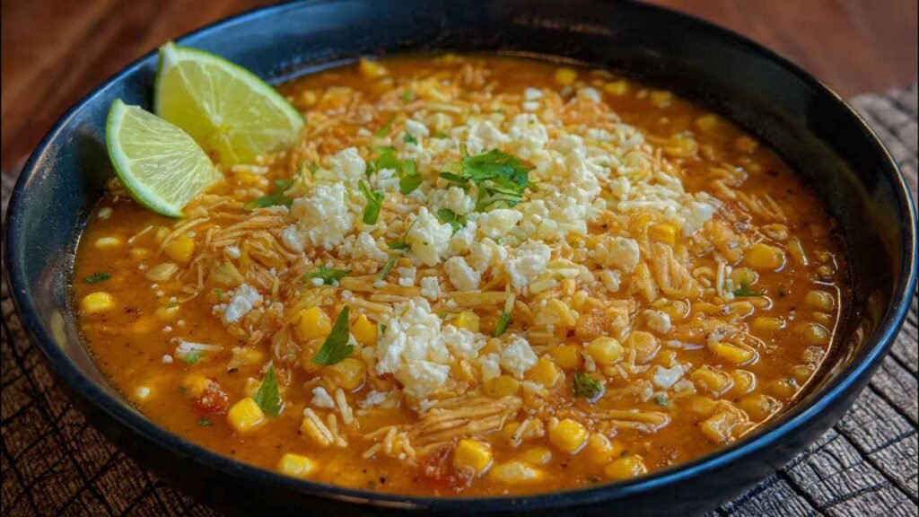 Street Corn Chicken Chili delicious recipe