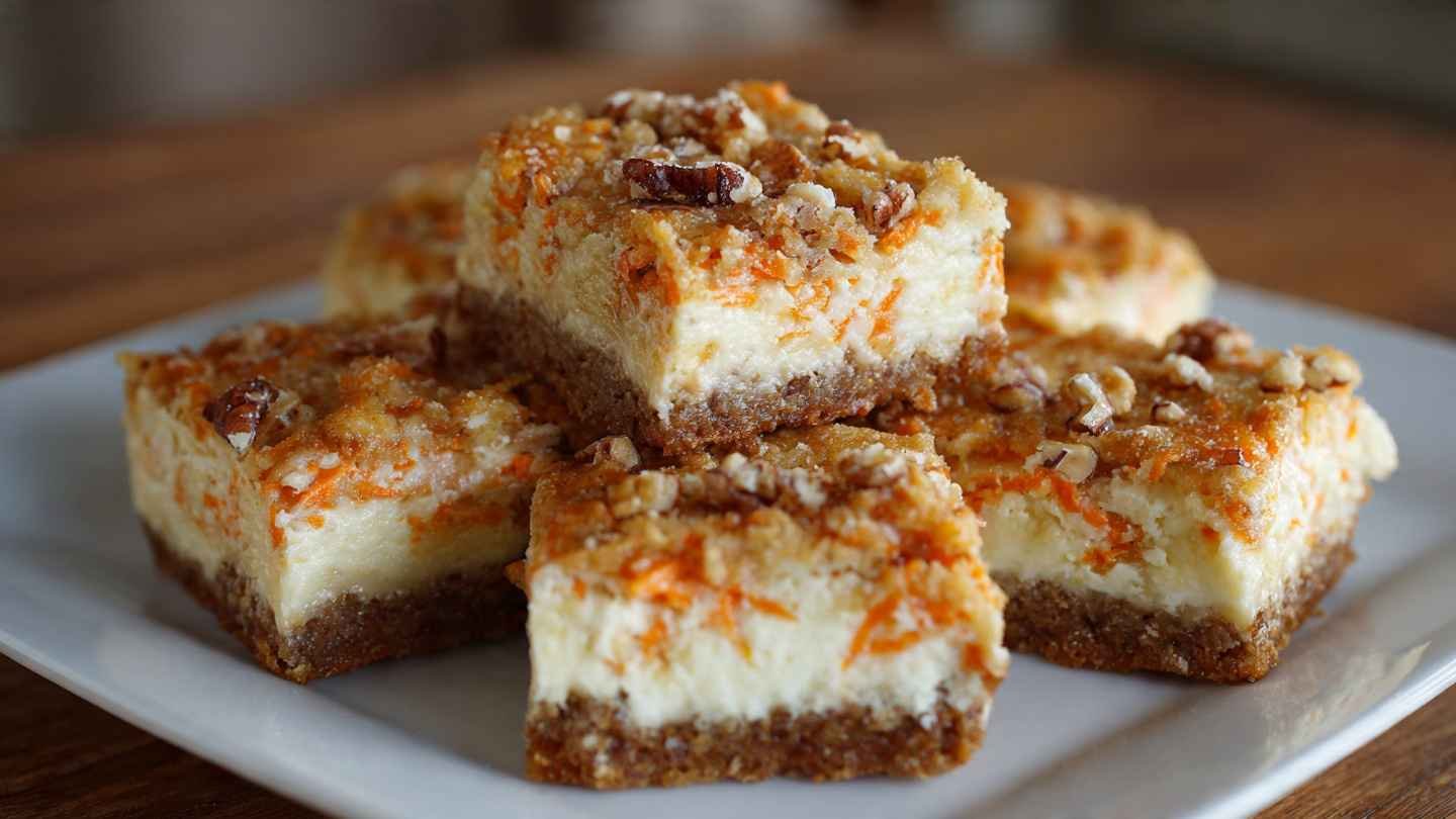 Cream Cheese Carrot Cake Bars