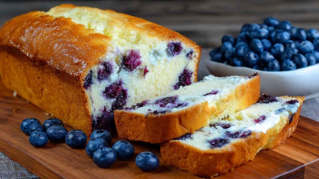 Blueberry Cream Cheese Bread
