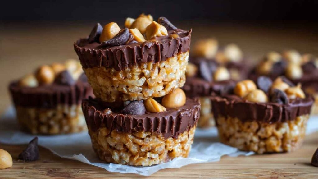 chocolate peanut butter krispi