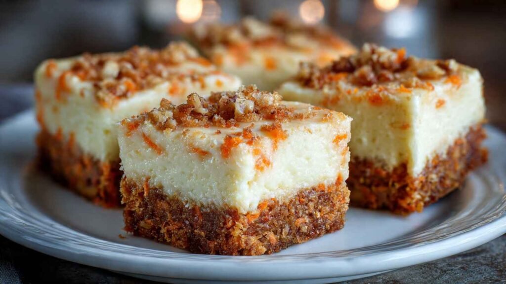 Best carrot cake bars recipe