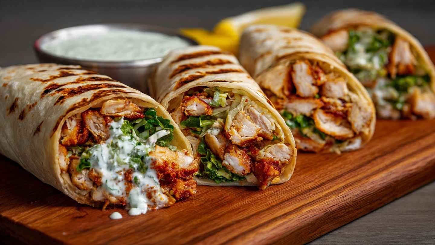 Crispy Chicken Wraps