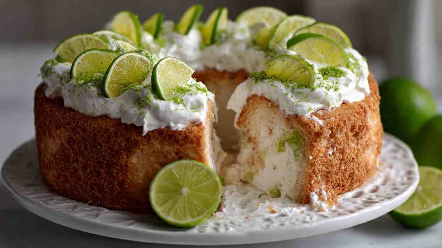 Best Key Lime Angel Food Cake