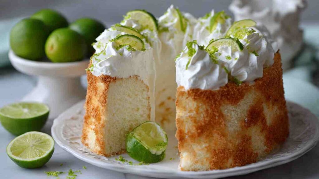 Best Key Lime Angel Food Cake