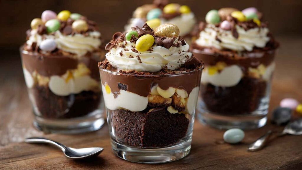 Mini Eggs Brownie Parfait recipe
