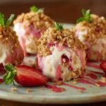 Strawberry Cheesecake Crunch Bites