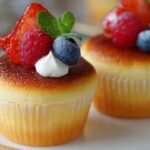 Japanese Cotton Cheesecake Cupcake