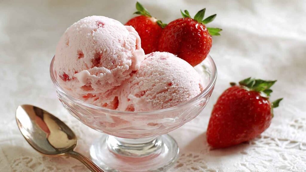 strawberry ice cream 