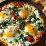 Baked Feta Eggs
