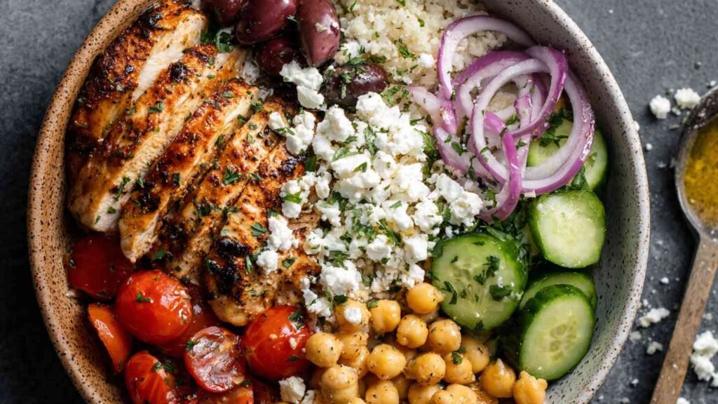 Chickpea Chicken Bowl