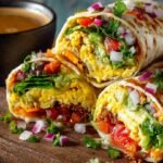 High Protein Breakfast Burrito