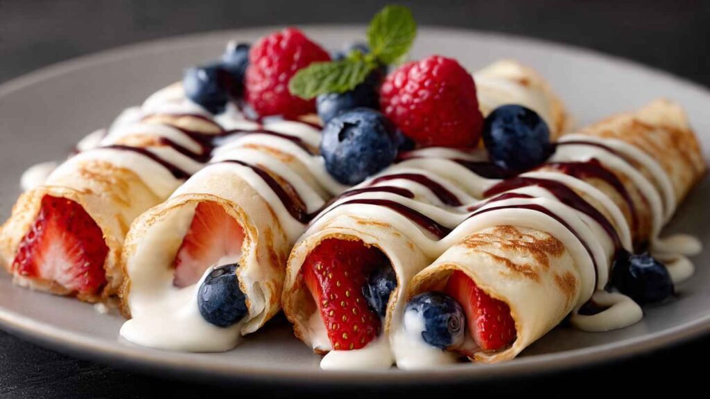 High Protein Egg White Crepes