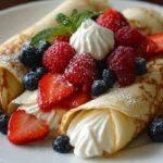 High Protein Egg White Crepes