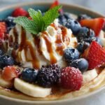 High Protein Pancake Bowl