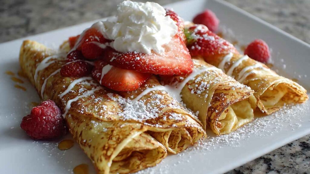 High Protein Oatmeal Crepes