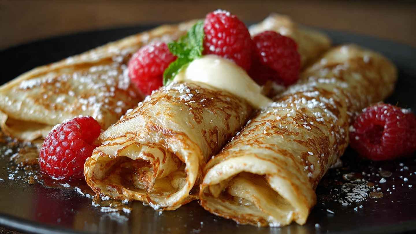 High Protein Oatmeal Crepes