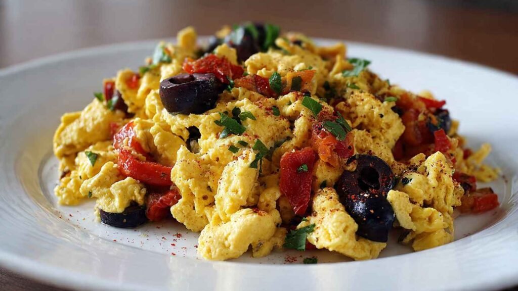 Mediterranean Scrambled Eggs
