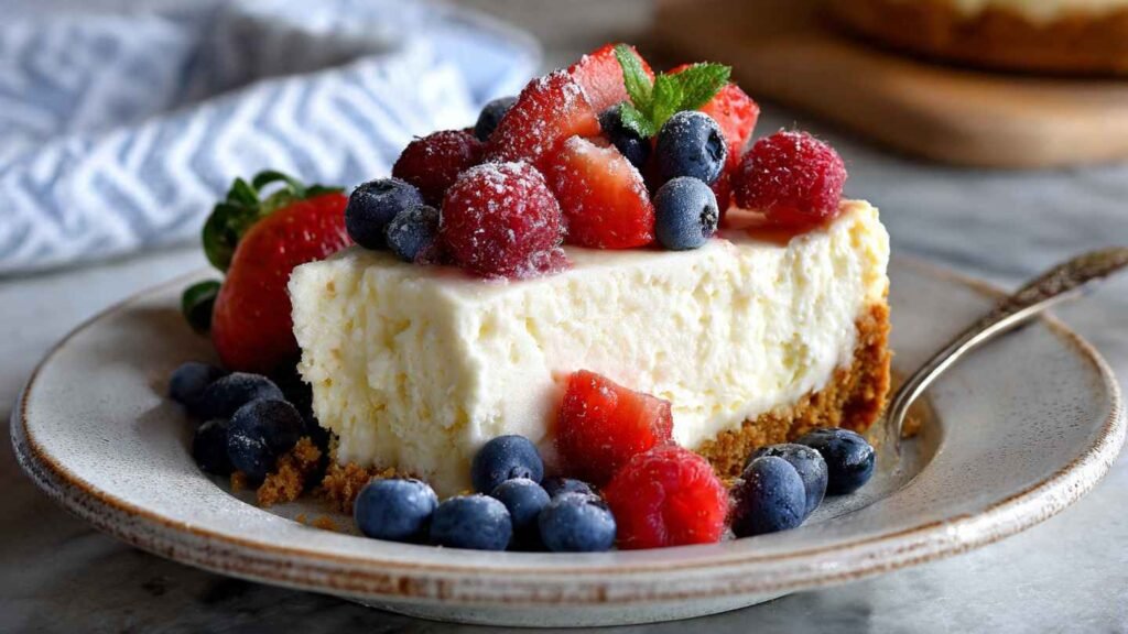 2-ingredient yogurt cheesecake