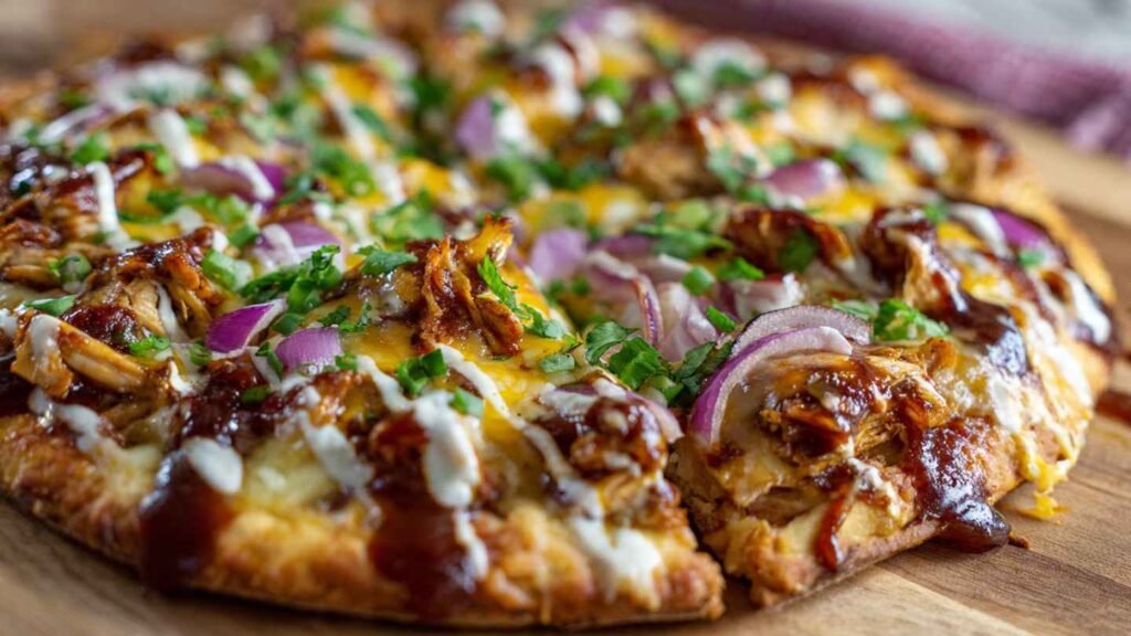 BBQ Chicken Crust Pizza