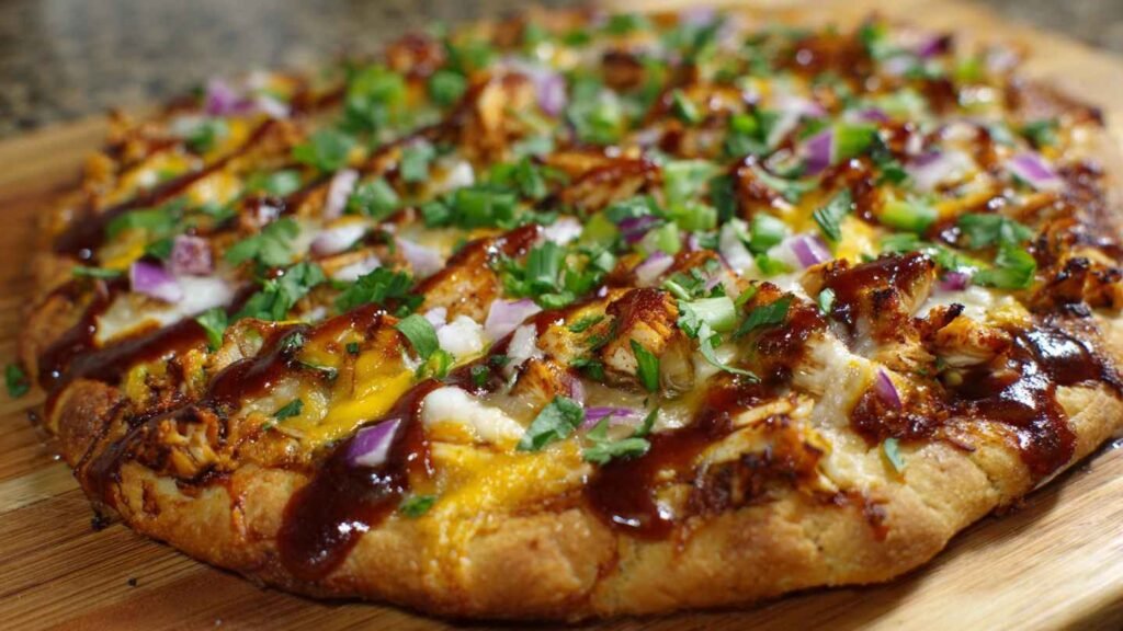 BBQ Chicken Crust Pizza