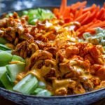 High Protein Buffalo Chicken Bowls