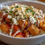 Buffalo Chicken Cottage Cheese Bowl