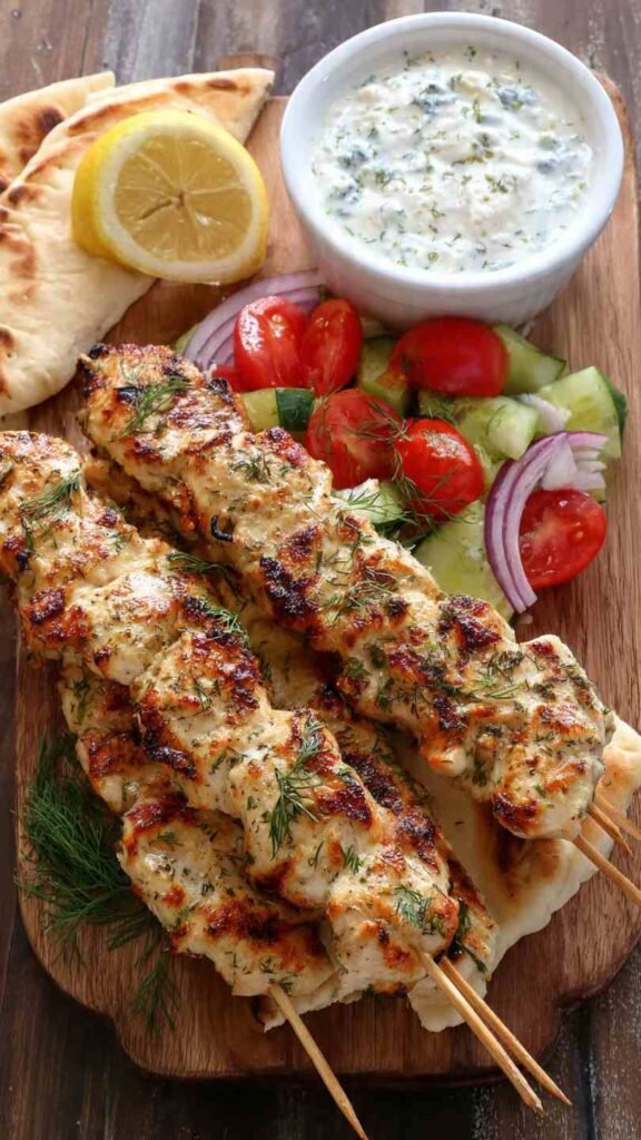 Chicken Souvlaki Skewers