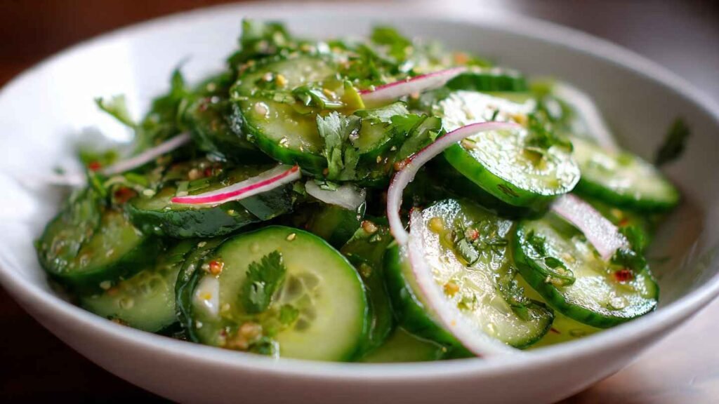 High Protein Cucumber Salad