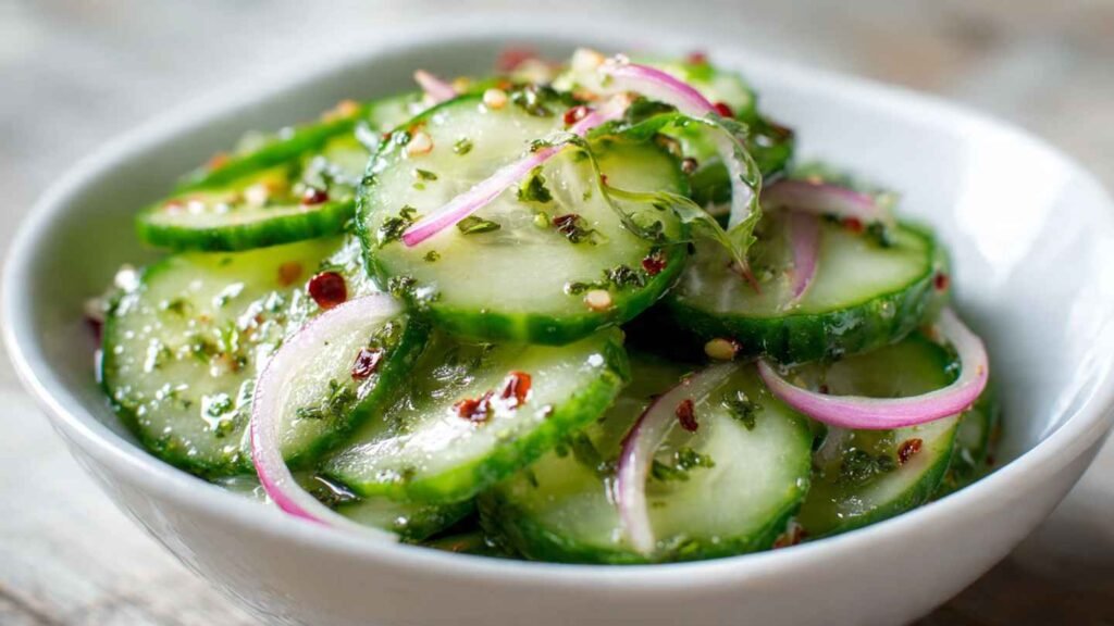 High Protein Cucumber Salad