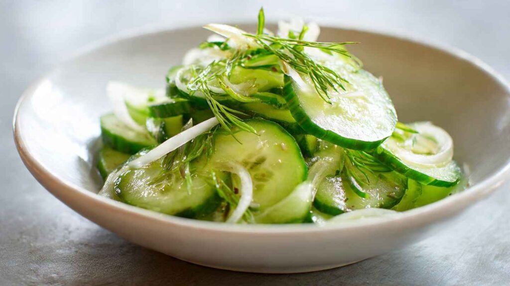 High Protein Cucumber Salad