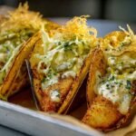 Dill Pickle Ranch Smash Chicken Tacos