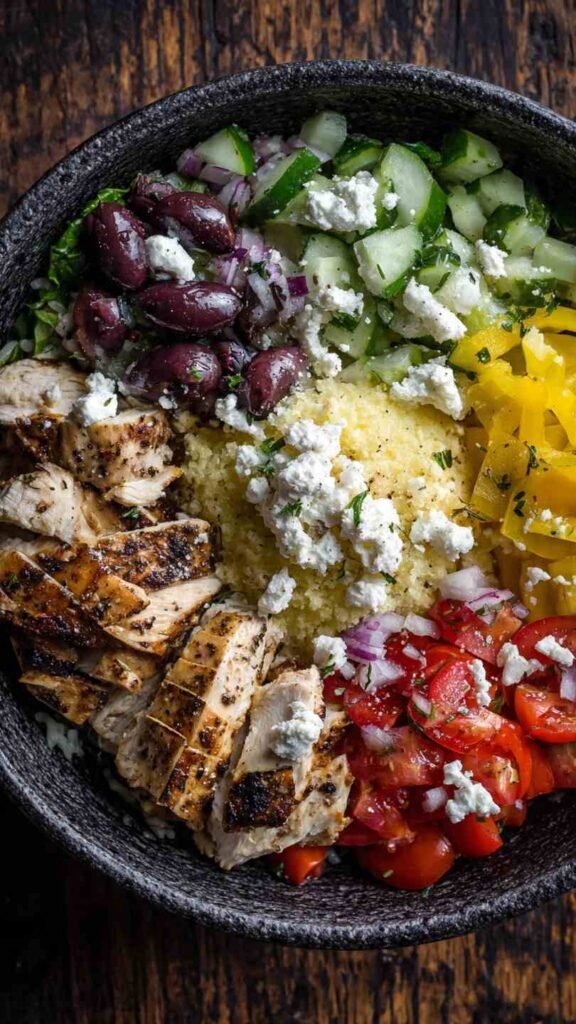 Greek Chicken Bowls