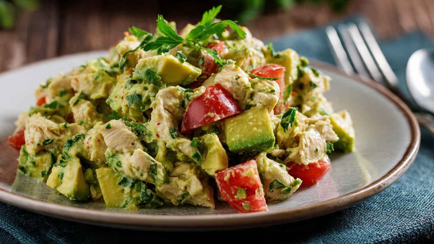 Healthy Avocado Chicken Salad