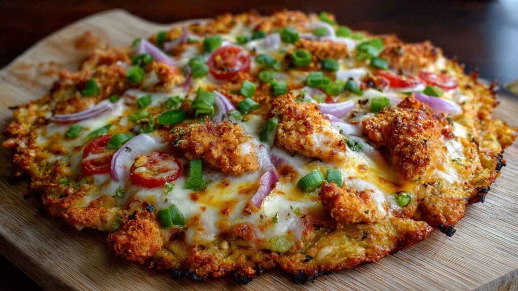 High Protein Chicken Crust Pizza